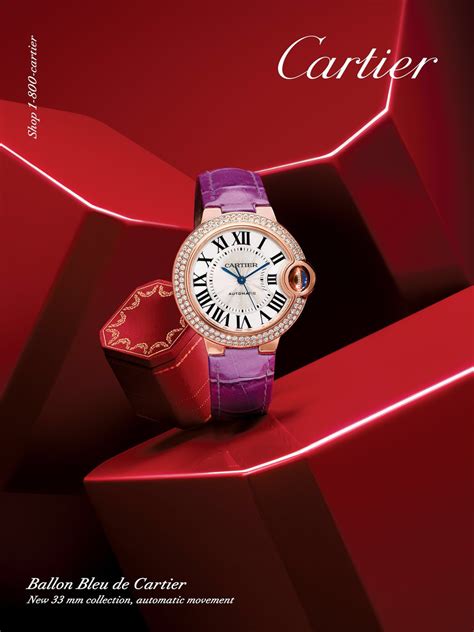 cartier watch ad.